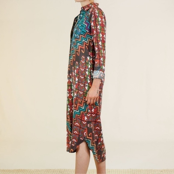 Mara Hoffman Rug Tencel Bolnisi Dress Size XS - Picture 2 of 12